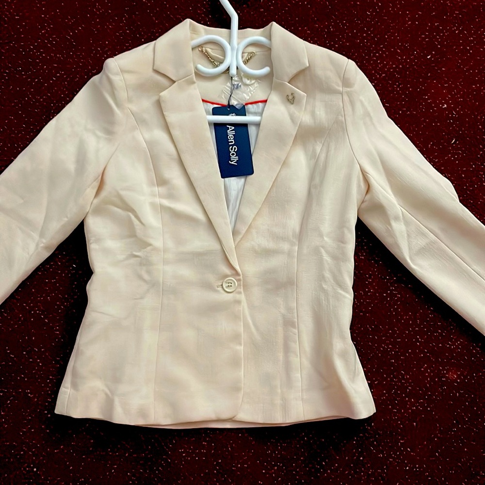 Cream Formal Blazer